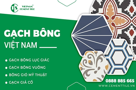 Thương hiệu Gạch bông Việt Nam: Sản phẩm chất lượng, giá rẻ