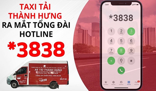 Các dịch vụ xe taxi tải Thành Hưng Hà Tĩnh - Hotline miễn phí *3838