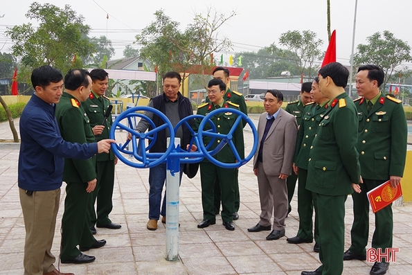 Khánh thành công trình “Dân vận khéo” của lực lượng vũ trang 