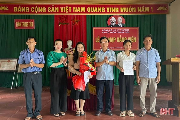 Huyện Kỳ Anh chủ động tạo nguồn phát triển đảng viên mới